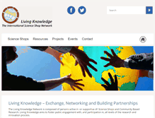 Tablet Screenshot of livingknowledge.org